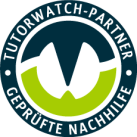 Tutorwatch-Partner – geprüfte Nachhilfe Tutorwatch-Qualitätssiegel für geprüfte Lehrkräfte